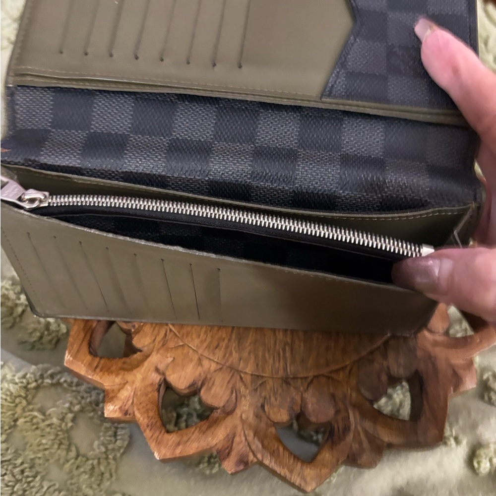 Louis Vuitton Damien Graphite Brazza Wallet (often called the Brazza Wallet) - Picture 7 of 12